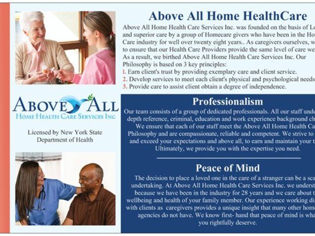 Above All Home Health Care Services Inc. Assisted Living Home Image in Rego Park, NY